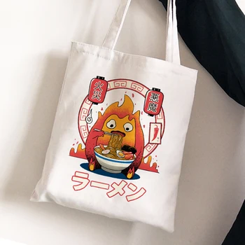 

High capacity shoulder bag, informal, black, oilcloth, with interesting letters, printed in beautiful Japanese, Harajuku uzzang