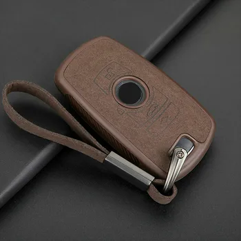 

Leather TPU Car Key Case For BMW 3 5 6 X1 M1 GT F20 F10 F30 520 525 520I 530D E34 E46 E60 E90 Keychain Bag Remote Fob Cover