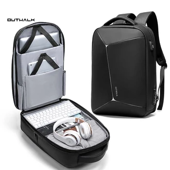 

2020 Male Backpack 15.6 inch USB Recharging Laptop Backpack Anti-theft lock travel bag Night Reflective Backpack Teenage Mochila