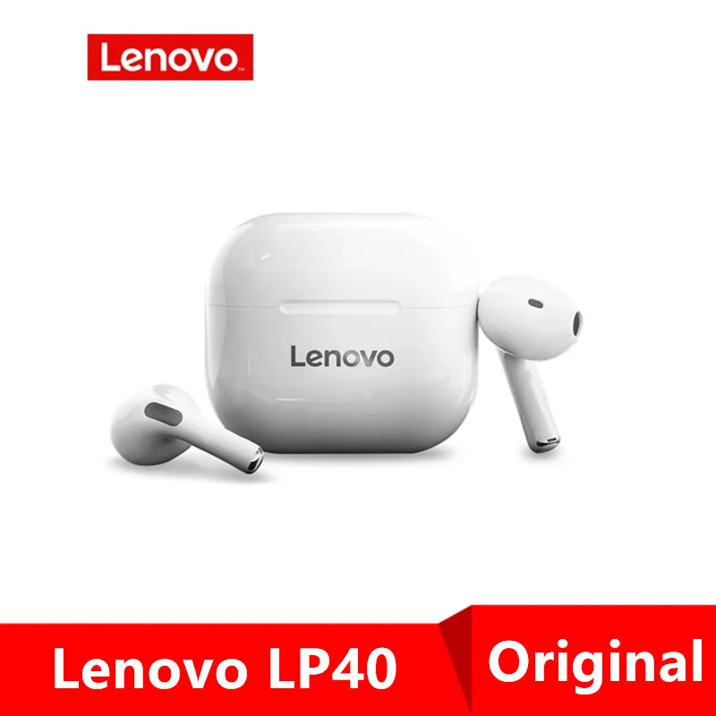 Беспроводные наушники Lenovo LP40 оригинальные TWS Bluetooth с сенсорным управлением