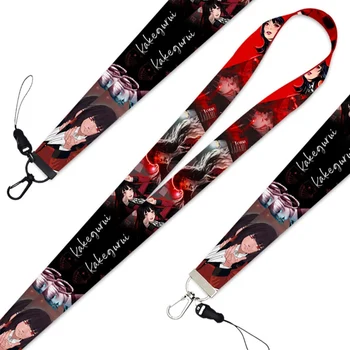 

Kakegurui: Compulsive Gambler Yumeko Jabami Lanyard Neck Strap Rope For Mobile Cell Phone With Keychain Keyring