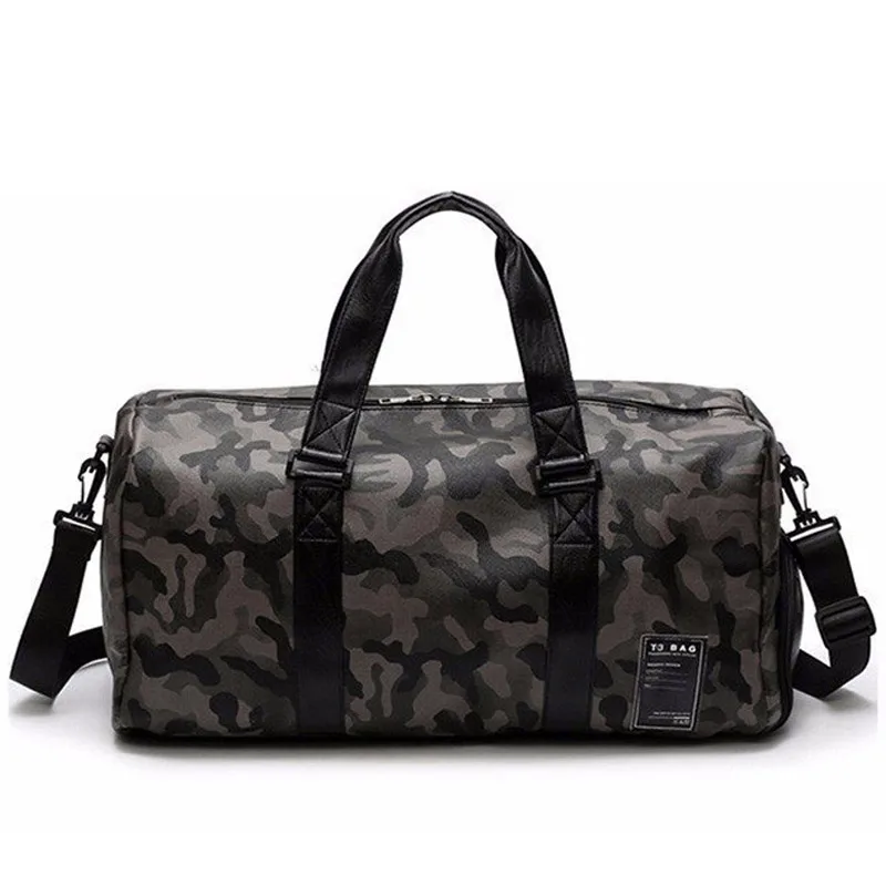 Green Camo Wen Women Gym Bag for Shoes Camouflage Fitness Handbag Training Water Repellent Shoulder Yoga Gymtas Tas Sac De Sporttas XA215D - Цвет: Green Camo