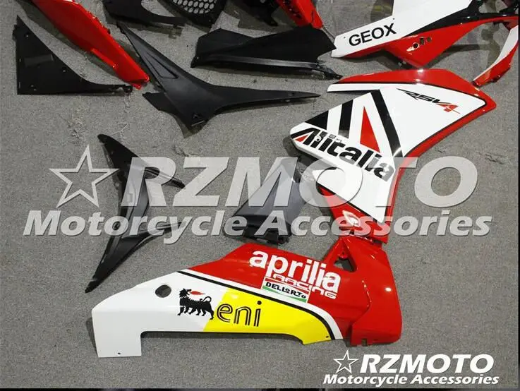4 подарки ABS литья под давлением полный обтекатель комплект подходит для Aprilia RSV4 1000 2009- 09 10 11 12 13 14 набор на заказ красный белый