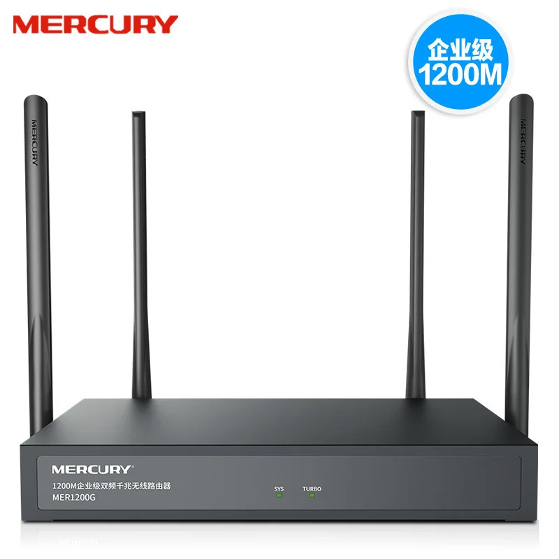 

Mercury Class Router 1200m Dual Band Gigabit Wireless Commercial High-Power Mer1200g Standby 75