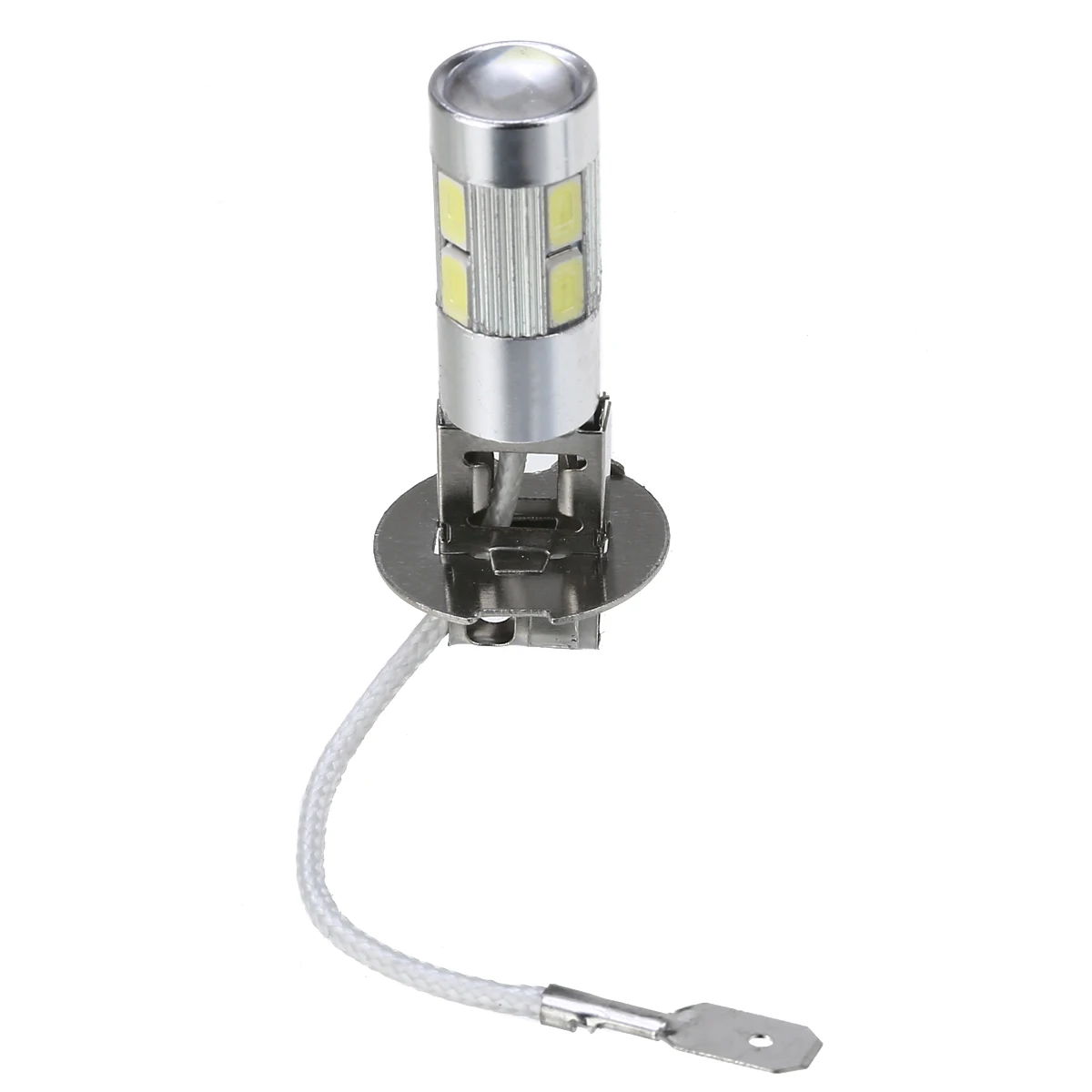 Mayitr 4pcs 12V H3 5630 10SMD LED Car Fog Lamp Super White Auto Driving Brake Light Signal Lamp Bulb for Car Light Source
