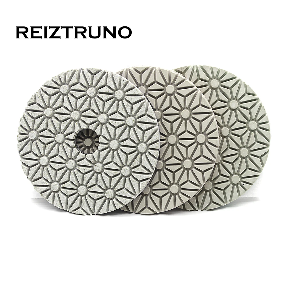 

REIZTRUNO 3 step diamond polishing pads for marble,graniteand other Natural Stone polsihing.Wet use