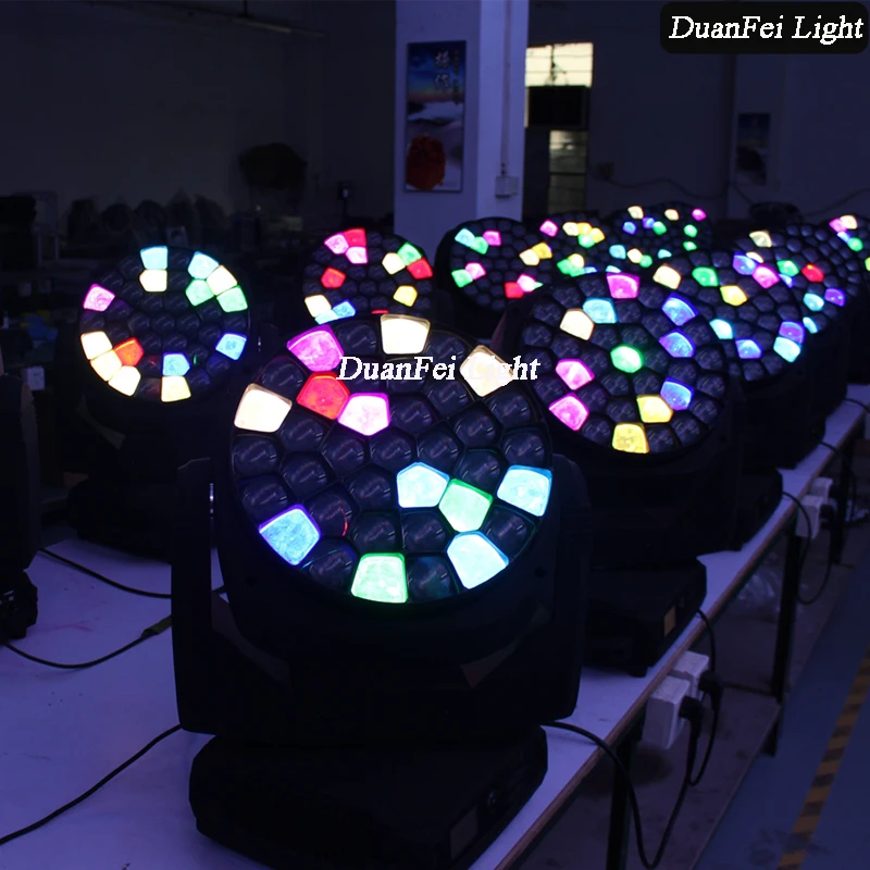 1 шт.+ Flycase) горячая Распродажа Led zoom big bee eye k20 37x15 Вт rgbw 4в1 промывочный зум светодиоды глаз пчелы движущийся головной свет