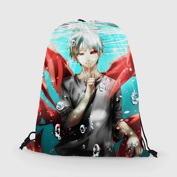 

Custom Tokyo Ghoul Drawstring Bag Daypack Kids Satchel Casual Backpack Teenager Storage Bag Women Men 31x40cm*181031-03-25