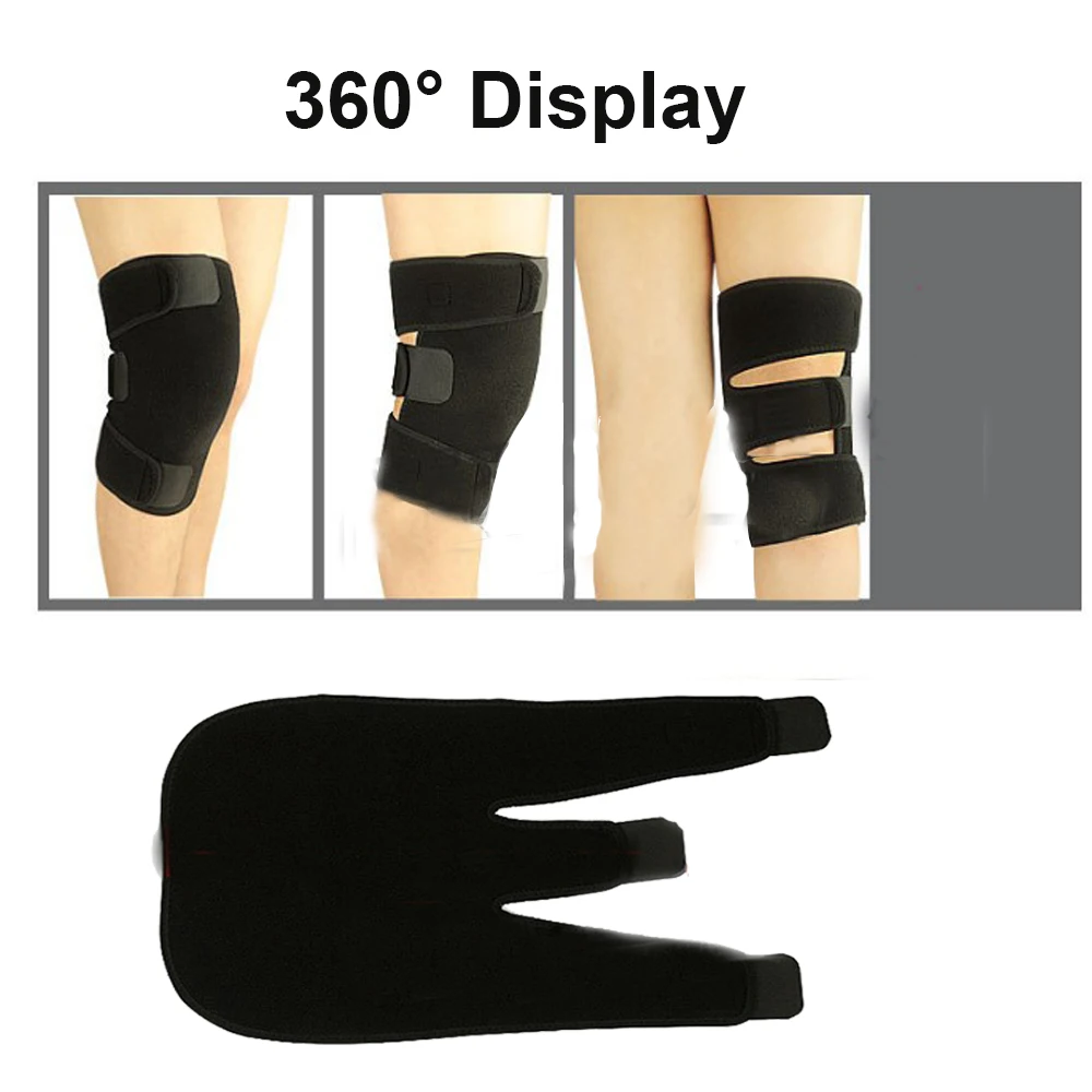Elastic Fitness Knee Pads Sports Knee Support Braces Warmer Patella Protective Gear Pad Compression Knee Support for Running