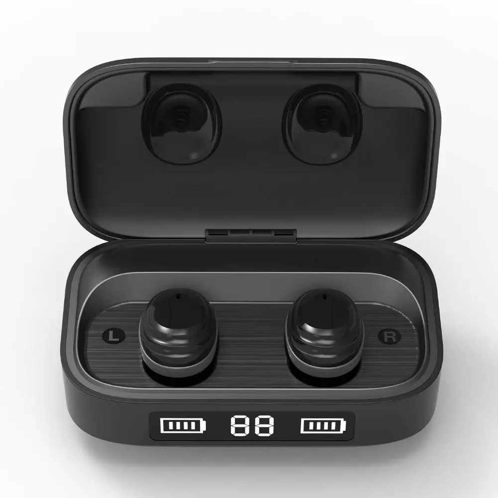 Новинка H01 TWS светодиодный дисплей Bluetooth 5,0 музыкальные наушники-вкладыши беспроводные наушники IPX7 водонепроницаемые Hi-Fi стерео наушники