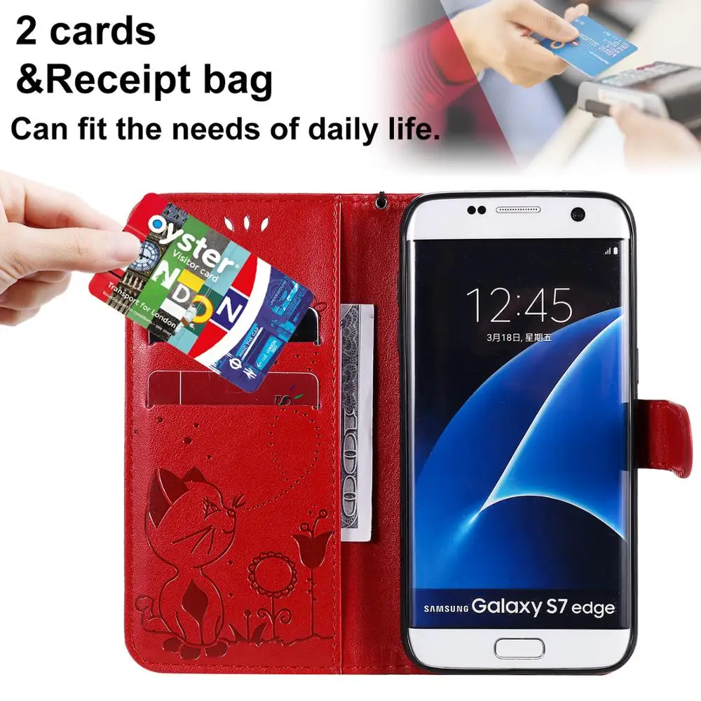 Кожаный чехол с 3D кошкой для Motorola Moto G4 Play G5s G6 G7 G8 Power E4 Plus E5 E6 E7 Bee|Бамперы| |