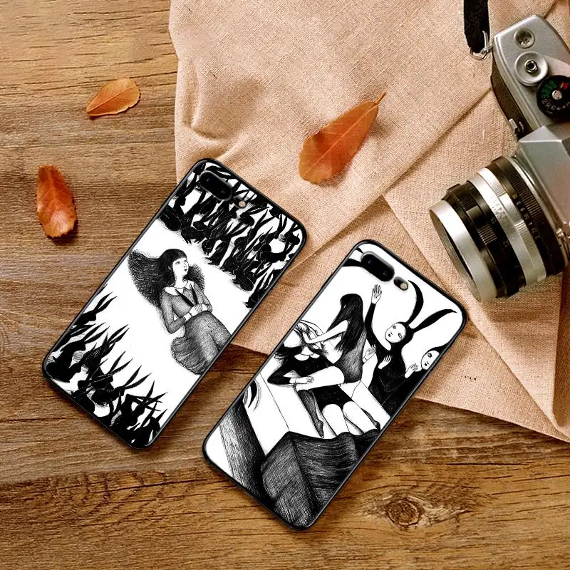 black girl Soft Silicone Phone Case For Samsung Galaxy S8 S9 S10 Plus NOTE 8 9 M10 M20 M30 S7 Edge Coque | Мобильные телефоны и