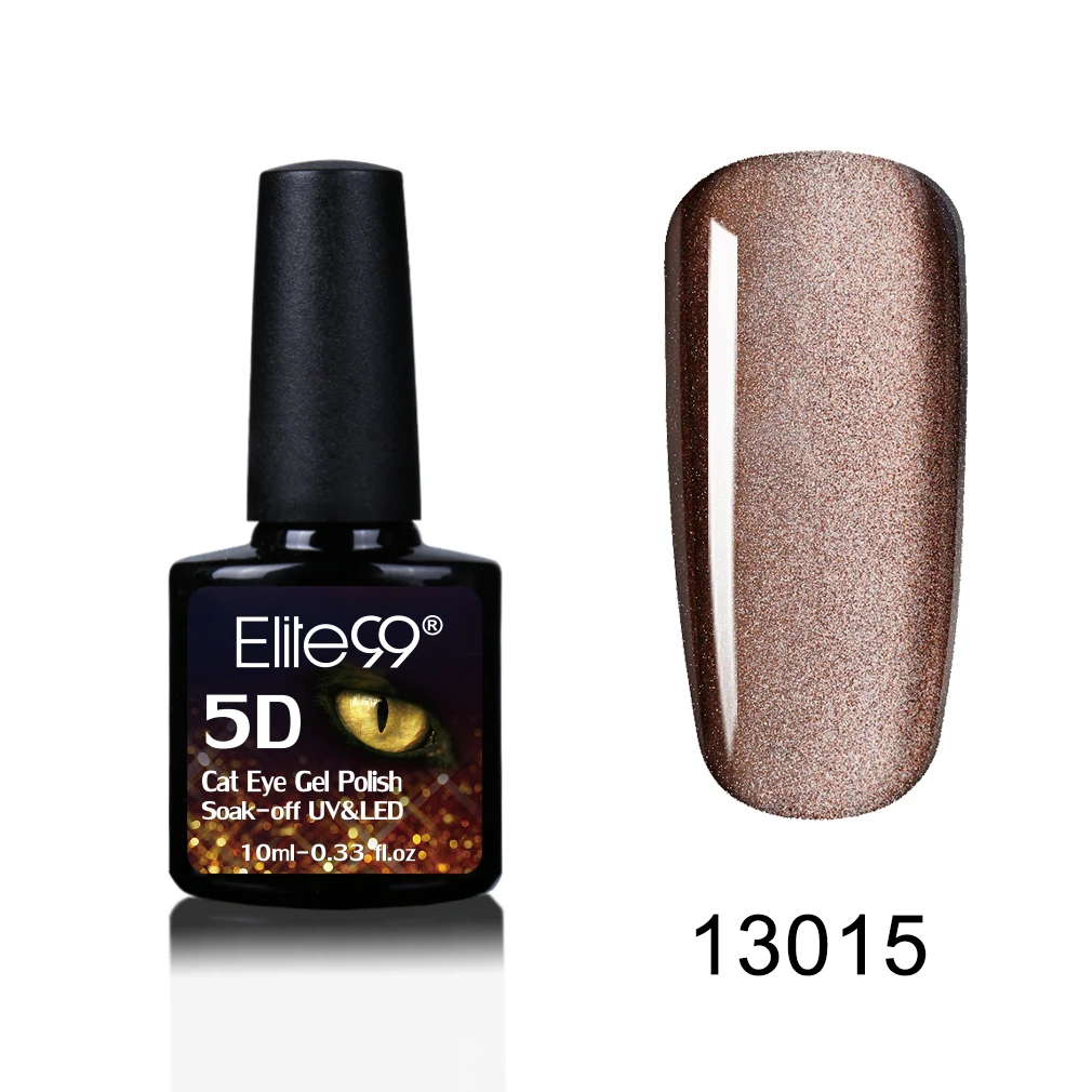 Elite99 дизайн ногтей 5D кошачьи глаза УФ-гель для ногтей Хамелеон Magentic Led гель лак для ногтей нужен магнит палочка Полупостоянный светодиодный гель - Цвет: R-5DHMY13015