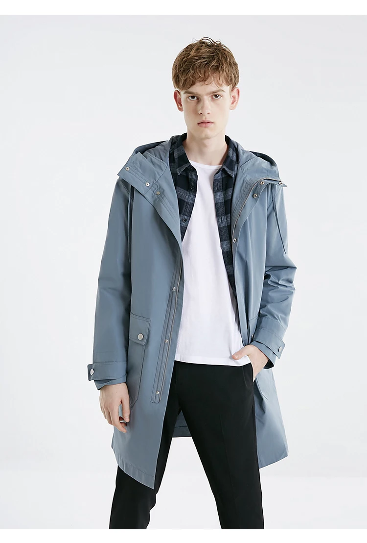 JackJones мужское зимнее пальто средней длины с капюшоном с двусторонней подкладкой мужская одежда | 219109502