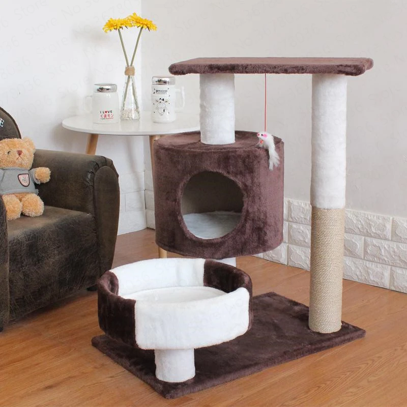 Кошка скалолазание Когтеточка игрушка прыгающий дом Вилла прыгающий Кот поставки Кот оконный гамак котенок кровати питомник полка