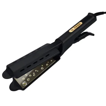 

Hair Straightener Four-gear temperature adjustment Ceramic Tourmaline Ionic Flat Iron Hair Straightener Women Widen panel X#4