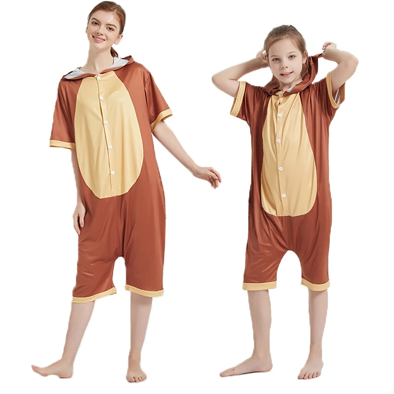 Одинаковые комплекты для семьи летние комбинезоны девочек детские пижамы