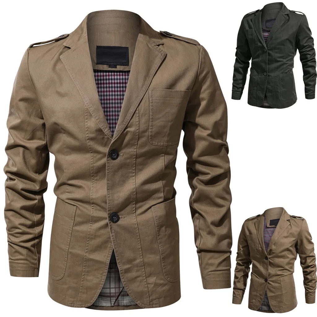 

Dropshipping Men's Stylish Casual Solid Turn-down Blazer Business Outwear Coat Suit Tops Prom Dress Women popularfashion style