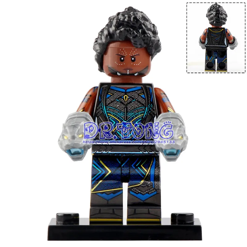 

50pcs Superheroes Avengers Endgame Shuri Hawkeye Black Panther Ironman Building Block Bricks Education Children Toys WM790