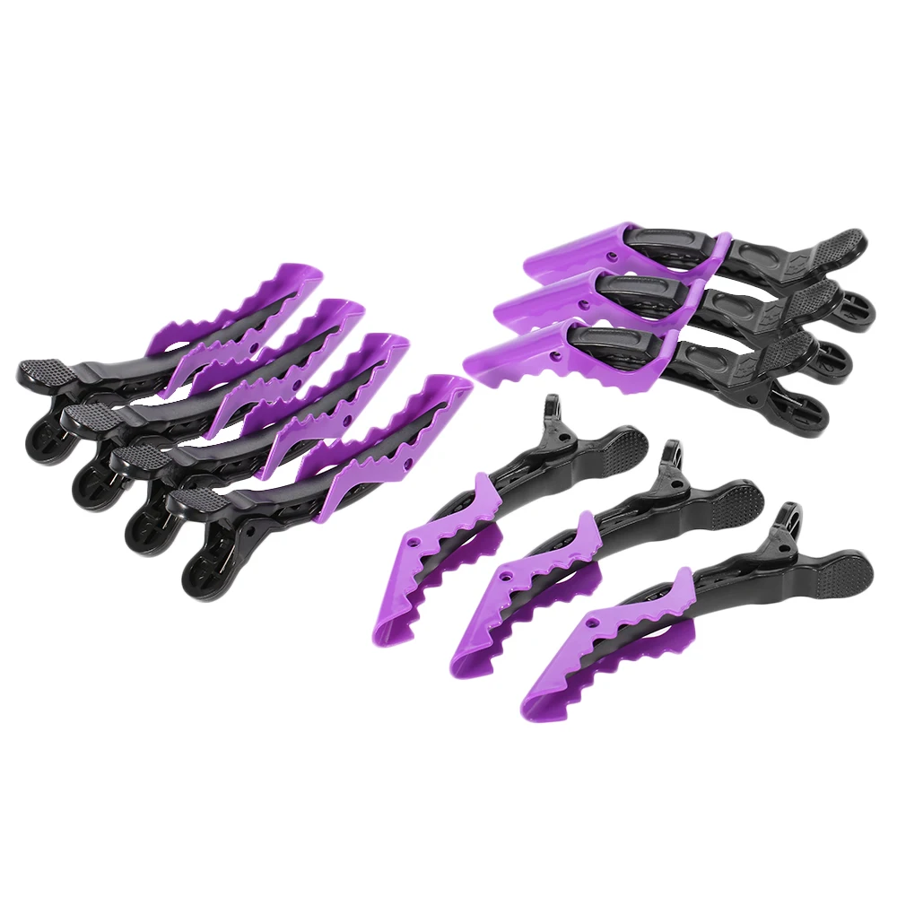 10Pcs Hair Sectioning Grip Clips Croc Hairdressing Cutting Clamps Hair Grip Clips Salon Styling