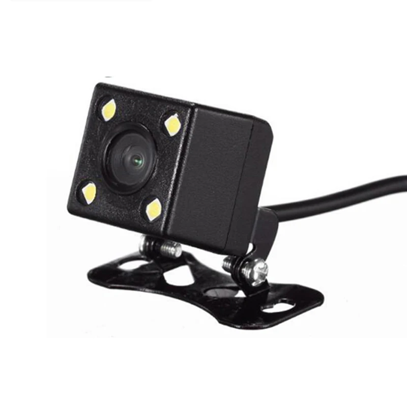 Автомобильная задняя Камера HD CCD 4 светодиодный Ночное видение зеркало заднего