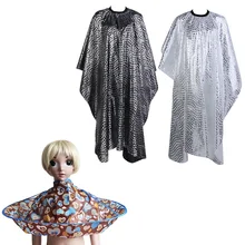 Профессиональный салон стиль Парикмахерская мантия для стрижки волос накидка ткань дети взрослый Парикмахерская обёрточная бумага фартук мягкий водонепроницаемый