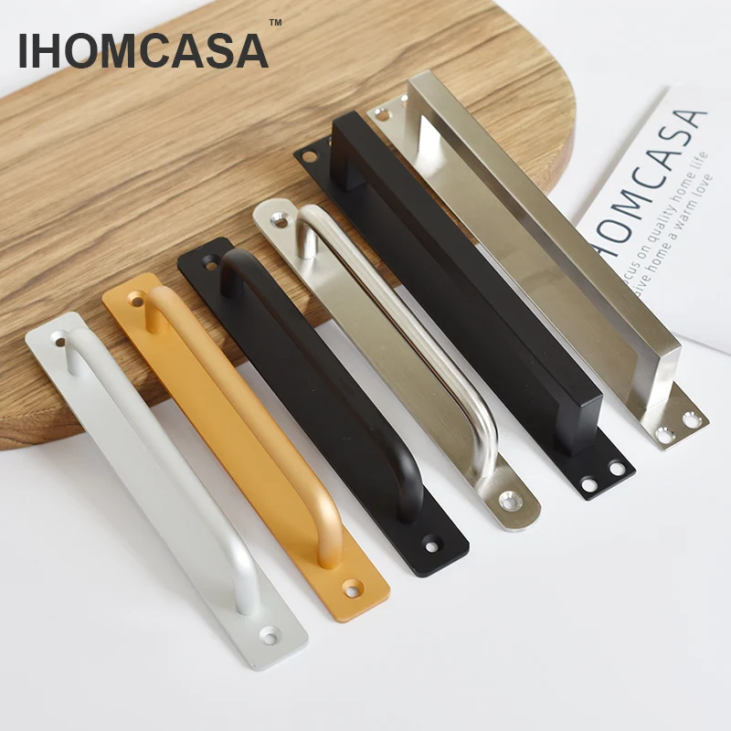 Door Handles Balcony Sliding Door Handle Bedroom Kitchen Furniture Knobs Hardware Pull Stainless Steel Aluminum Alloy
