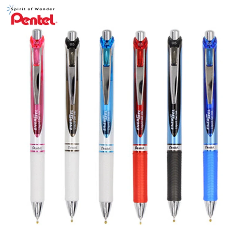3 шт./кор. Pentel BLN75 гелевая ручка с гелевыми чернилами-быстрое высыхание-иглы-0,5 мм письменные принадлежности Офисная и школьные принадлежности