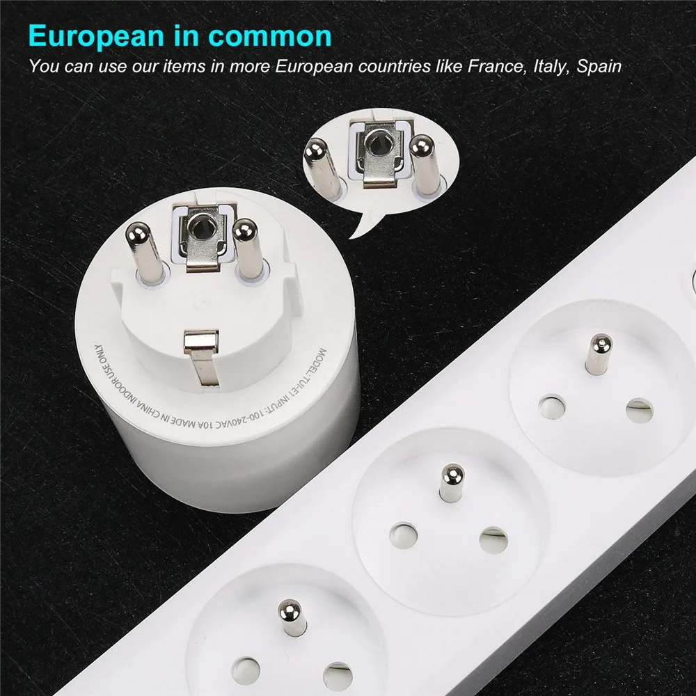   Ÿ̹ Ʈ ÷ WiFi ,    EU 16A Tuya SmartLife APP  Alexa Google assistant ȣȯ,