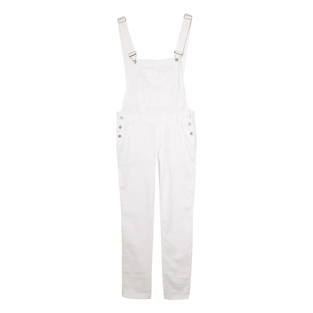 Mens Pocket Jeans Overall Jumpsuit Streetwear Overall Suspender Brim Bolso Geral Streetwear Gerais Suspende Pants