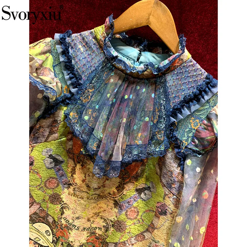Svoryxiu Designer Vintage Autumn Winter Party