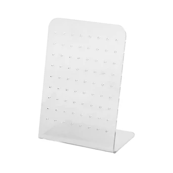 

Earring Holder Clear Acrylic Ear Stud Organizer Jewelry Display Stand Pierced Earring Showcase Rack