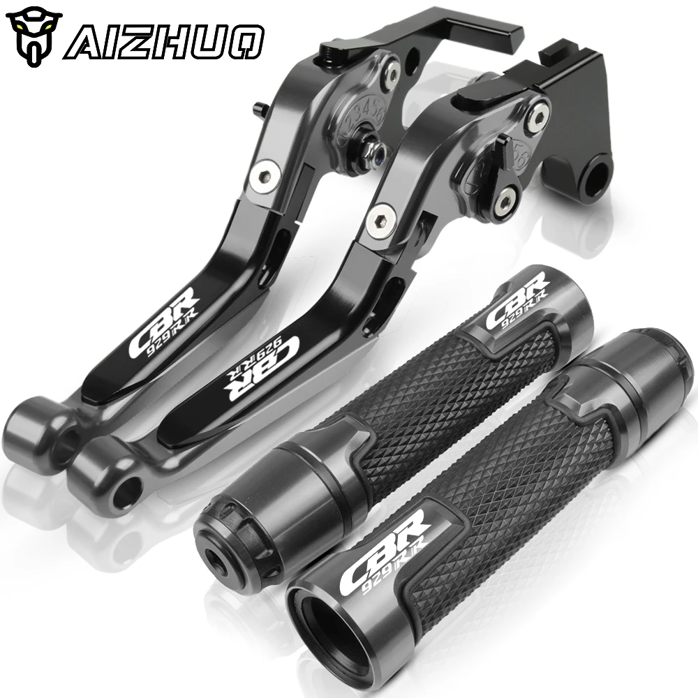 gray1 CNC алюминиевый тормозной рычаг сцепления для мотоцикла ручки для Honda CBR929RR CBR 929RR CBR929 CBR 929 RR 2000-2001 - Цвет: gray1
