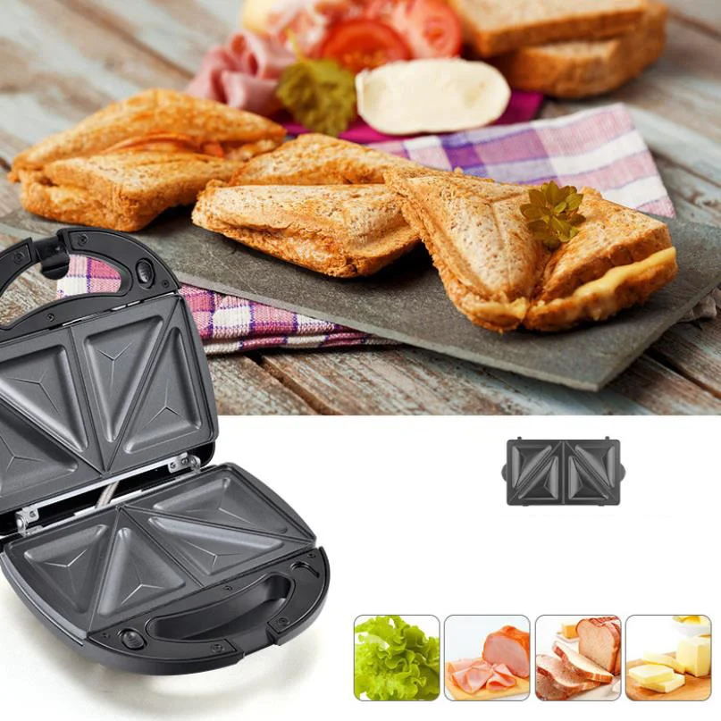 

220V Mini Nut Waffle Electric Walnut Cake Maker Automatic Bread Baking Machine Bakeware Sandwich Iron Toaster Breakfast Pan Oven