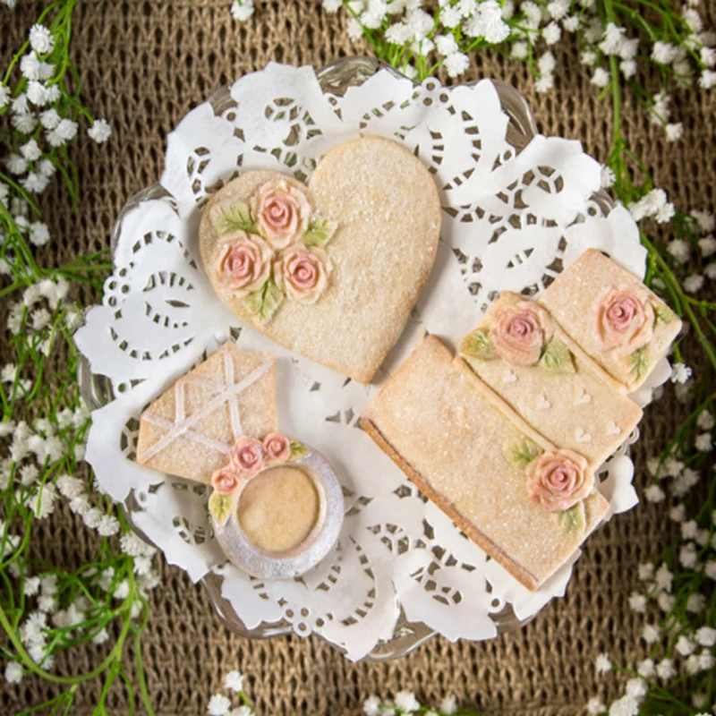 Для свадебного печенья прессформы Fondant(сахарная) тортов украшения инструменты, силиконовые формы Sugarcrafts д шоколад оборудование для выпечки тортов Gumpaste Fimo игровое тесто