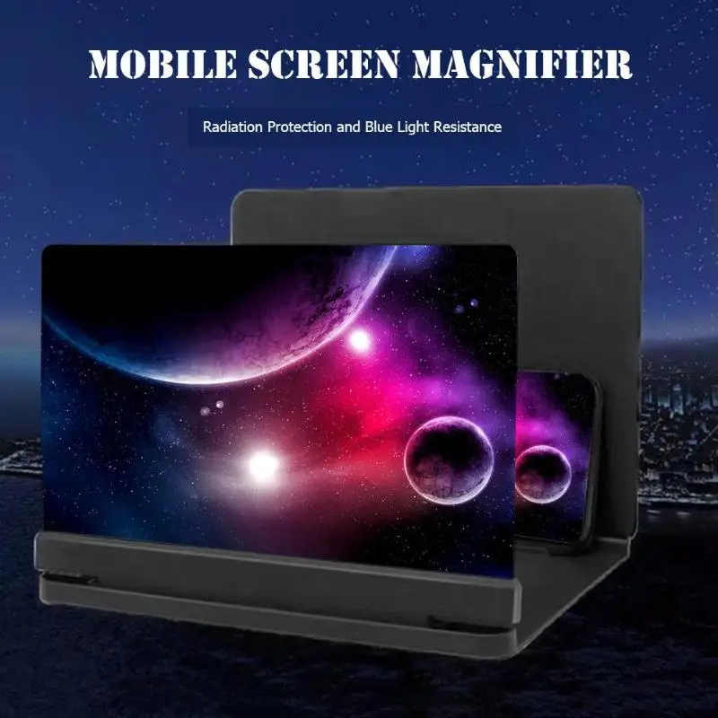 9 дюймов 3D мобильный телефон Экран увеличитель HD видео усилитель Подставка