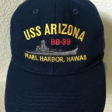 Бейсбольная кепка с принтом USS ARIZONA BB-39