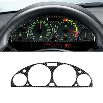 

For BMW 3 series E46 1998 1999 2000 2001 2002 2003 2004 2005 Car Carbon Fiber Steering Wheel Dashboard Panel Cover Trim