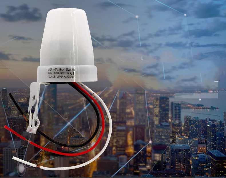 CMBetter Automatic light control Switch Electric Street Lighting Control 10A25A AC220-240V Day OFF Night ON New hot (10)