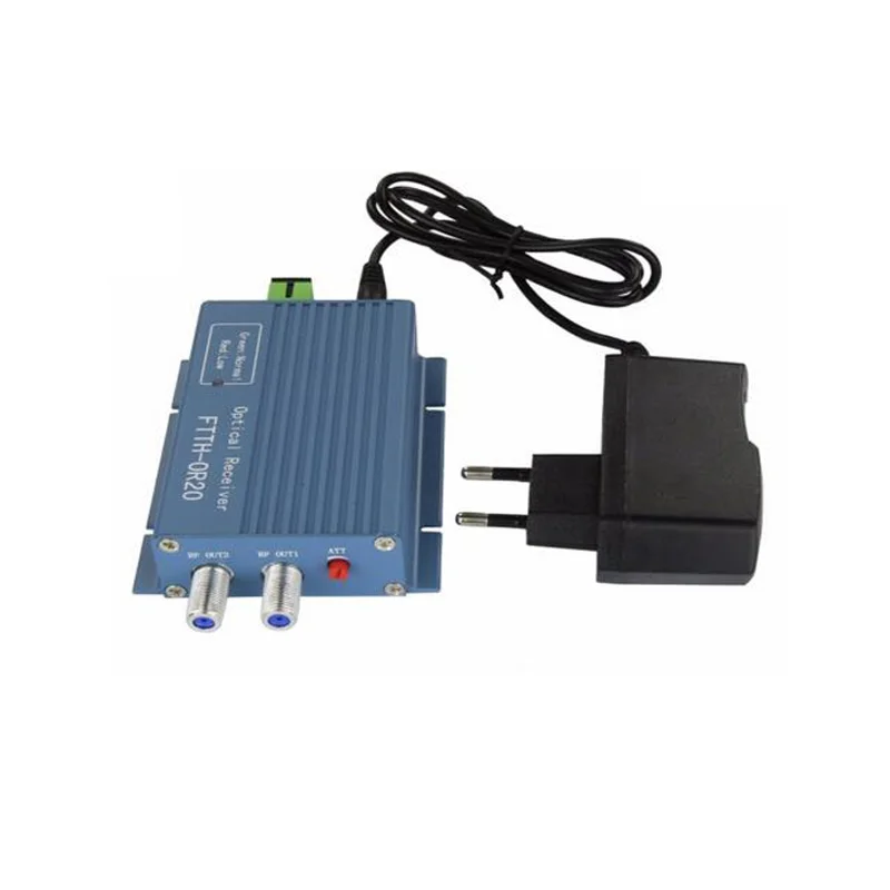 CATV Receiver FTTH AGC Micro SC APC Simplex Connector with 2 output port for PON FTTH 4