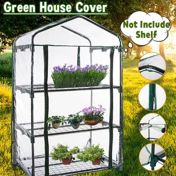 

Newest 3-Tier Portable Greenhouse PVC Cover Garden Cover Plants Flower House 126X69X49cm Corrosion-resistant Waterproof