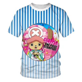 

Simple T-shirt boy girl child summer one-piece anime Luffy T-shirt child loose casual shirt clothes personality baby clothing