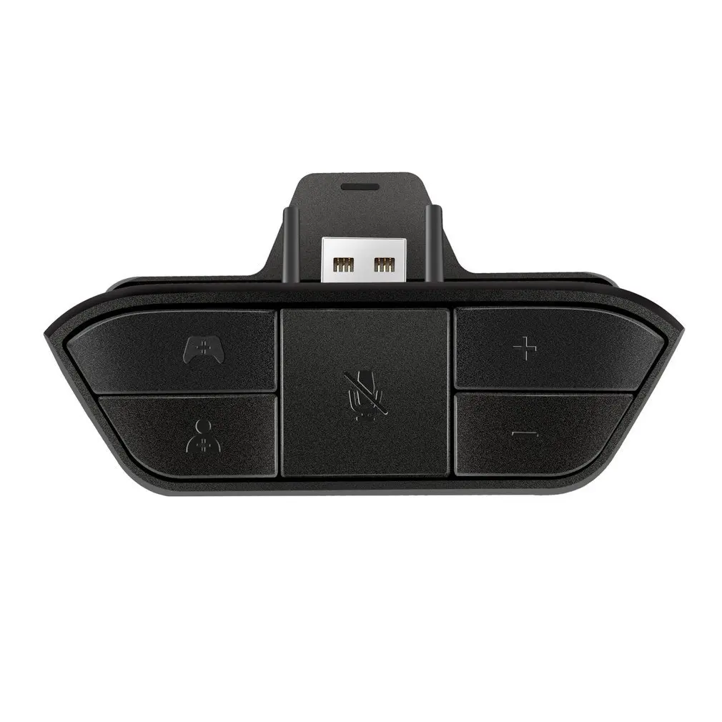 

Black Stereo Headset Adapter Headset Audio Adapter Headphone Converter For Microsoft Xbox One Wireless Game Controller