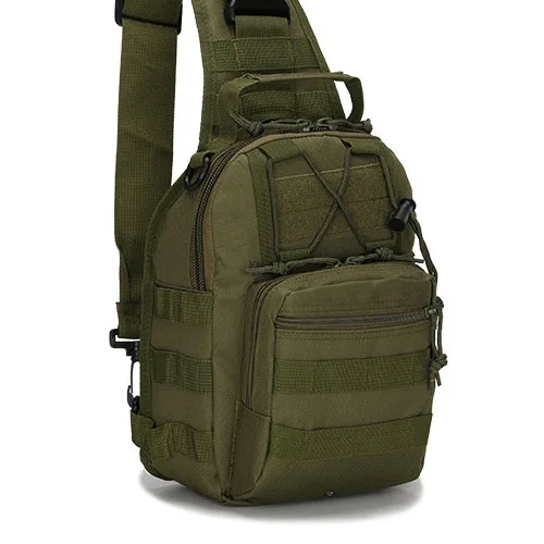 Army green Color Походная тактическая сумка для альпинизма, военный походный рюкзак, тактическая сумка, походная сумка, охотничий рюкзак 600D - Цвет: Army green Color