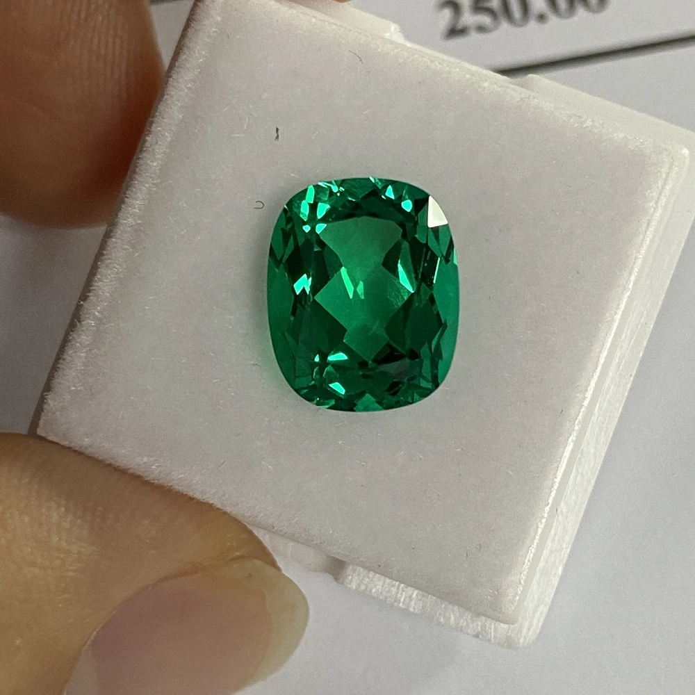 

Meisidian Long Cushion 8x10mm 2.8 Karat Lab Creted Columbian Green Emerald Pirce Per Carat