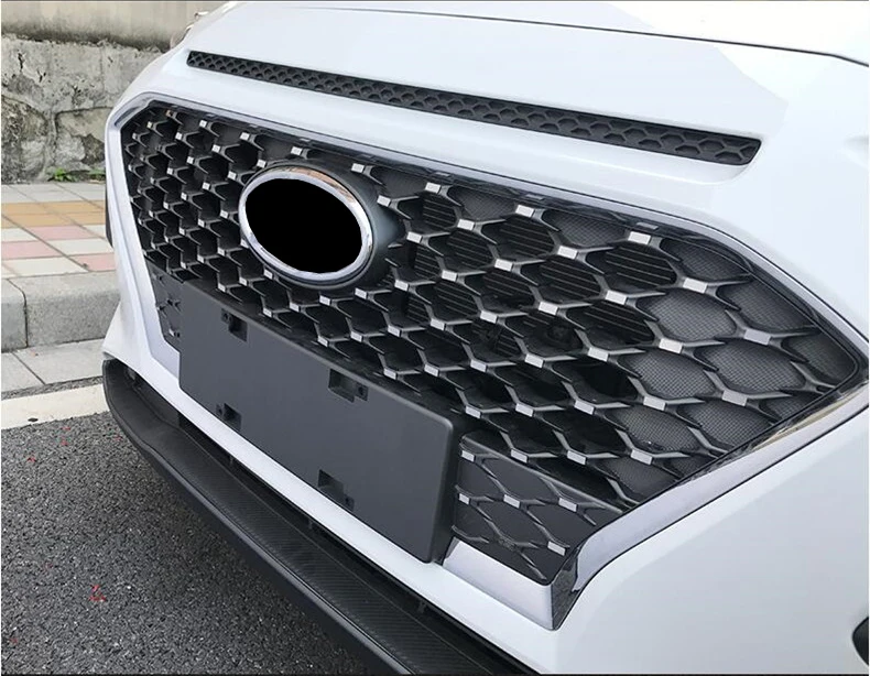 Автомобильный Стайлинг из нержавеющей стали для hyundai Encino Передняя декоративная решетка блестки звездное небо сетка блестки