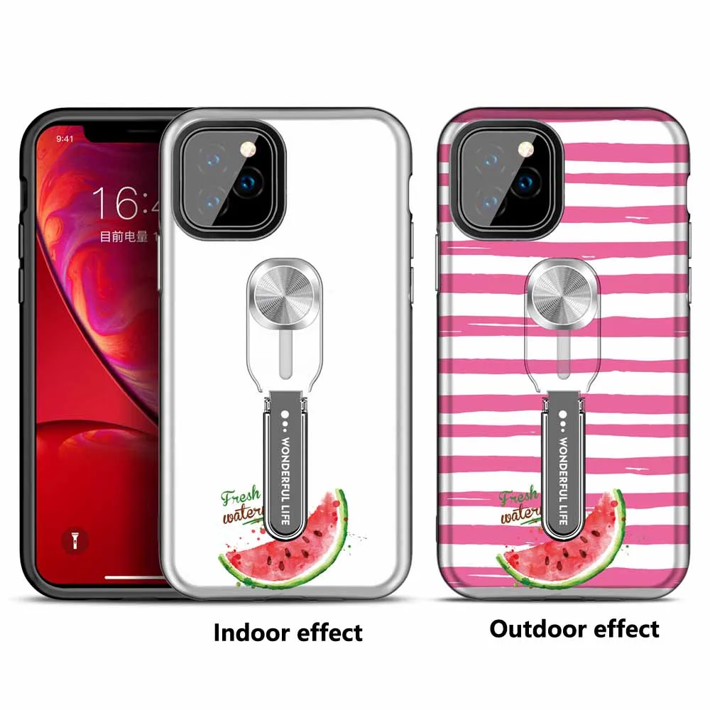Цвет King кронштейн автомобильное магнитное крепление чехол для iPhone 11 Pro Max Xs Max Xr X 8 7 6s 6 Plus защитный чехол-накладка на заднюю панель