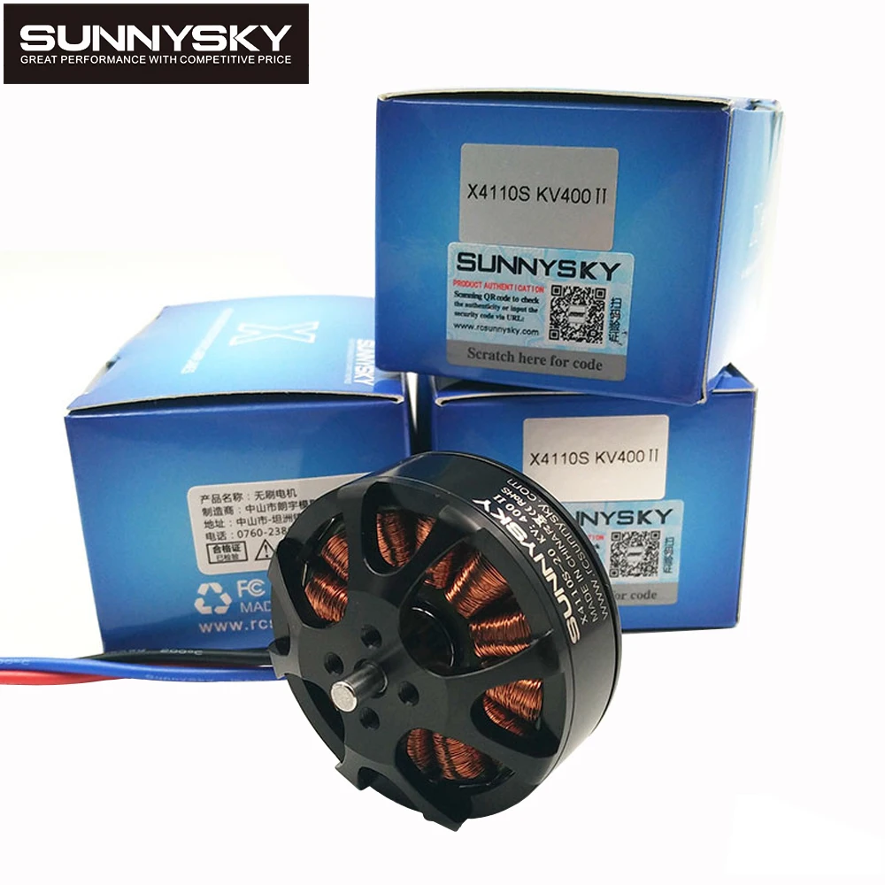 

Sunnysky X4110S 340KV 400KV 460KV 580KV 680KV 4S-6S Brushless Motor For RC Multicopter Quadcopter Aerobatic 3D Airplane Toy
