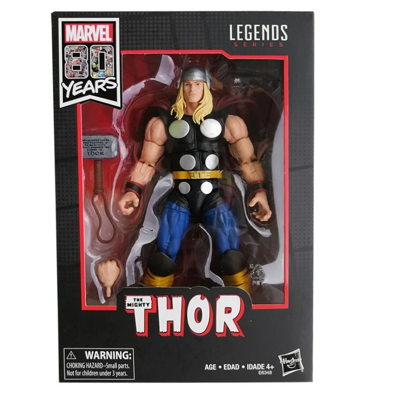 Игрушки Hasbro серия Marvel Legends 80-летие Тор 6 дюймов (152 мм) подвижная фигурка игрушки