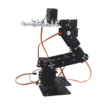 

Manipulator 6 Direction Freedom Mechanical Robot Arm Accessories Three-dimensional Rotation DIY Metal Servo Motor Gear